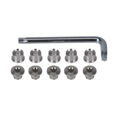 FSA Chainring Bolt Kit T-30 5pcs Silver
