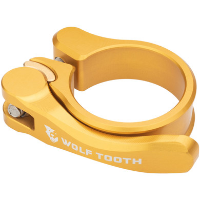 Wolf Tooth QR Seatpost Clamp Gold 31.8 mm