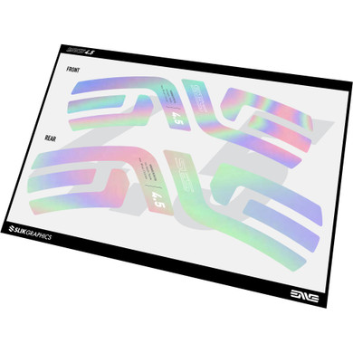 Slik Graphics ENVE SES 4.5 Decal Kit Premium Foil Rainbow Chrome Gloss