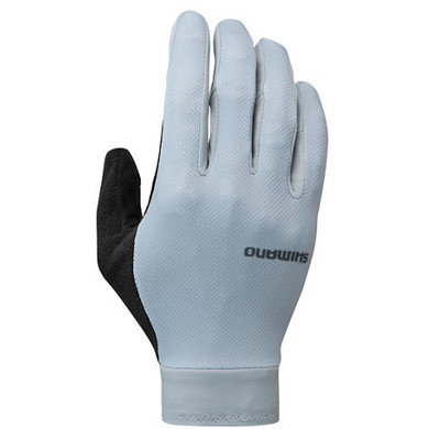 Shimano Explorer Gel Long Finger Gloves Jade Gray