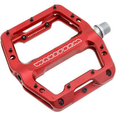 Wolf Tooth Waveform Performance Flat Pedal Red