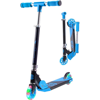 CORE Kids Foldy Scooter LED Wheels Blue