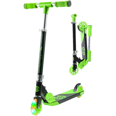 CORE Kids Foldy Scooter LED Wheels Green