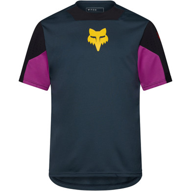 Fox Defend Short Sleeve Men's Jersey Creation Galaxy Blue