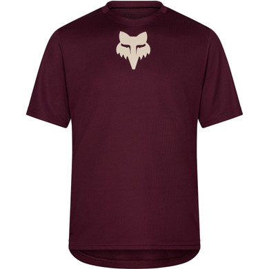 Fox Ranger Short Sleeve Men's Jersey Fox Head Dark Maroon