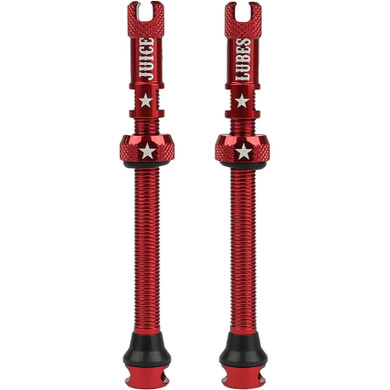 Juice Lubes Tubeless Valves Red 65mm