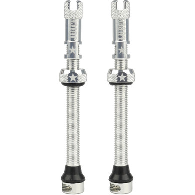 Juice Lubes Tubeless Valves Silver 65mm
