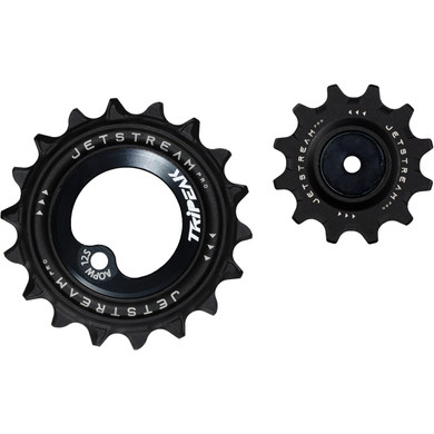 Tripeak Asymmetrical Oversize Pulley Kit For SRAM AXS 12s Force D1/D2 / Rival D1/E1 Black