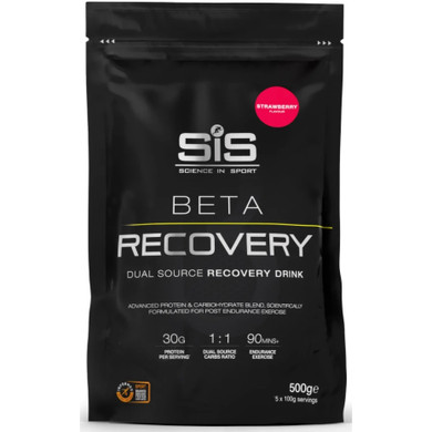 SIS Powder Beta Recovery 500g Strawberry