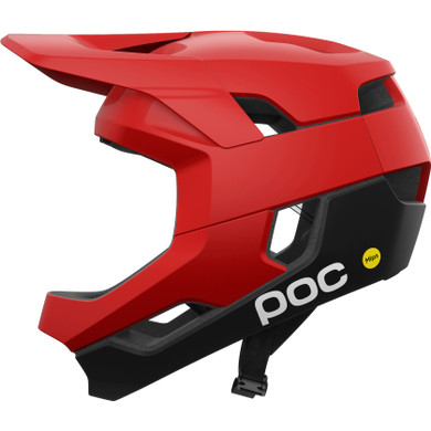 POC Otocon Race MIPS MTB Helmet Prismane Red Matte/Uranium Black Matte