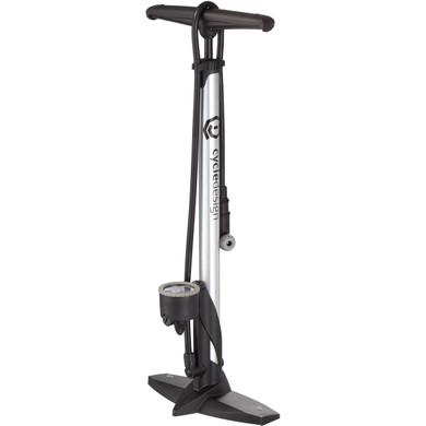 Cycle Design Alloy Floor Pump Silver
