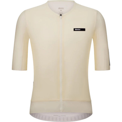Santini Aero Race CC Short Sleeve Jersey Cream