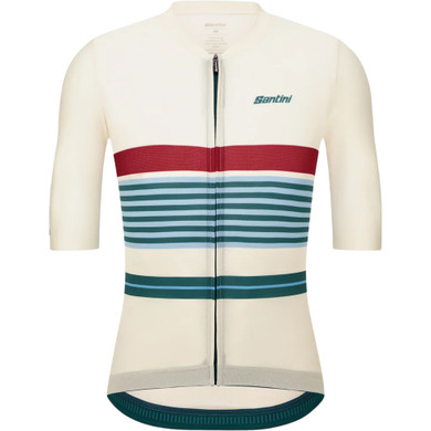 Santini Bengal Evo Short Sleeve Jersey Cappuccino