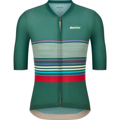 Santini Bengal Evo Short Sleeve Jersey Green