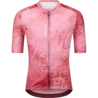 Santini Motion Short Sleeve Jersey Rose