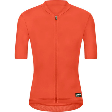 Santini Ready To Ride Short Sleeve Jersey Orange