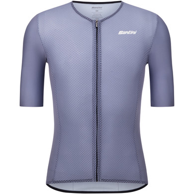 Santini Super Lite Short Sleeve Jersey Asphalt Gray