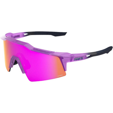 100% Speedcraft SL Sunglasses Toyoko w/HiPER Vital Pink Mirror Lens