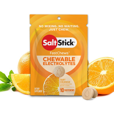 SaltStick Electrolyte FastChews Orange 10 Chew Packet