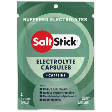 SaltStick RaceReady Caffeinated Electrolyte Capsules 4 Pack