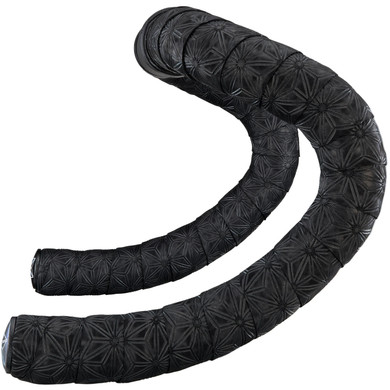 Supacaz Suede Bar Tape Black + Black Star Plugz