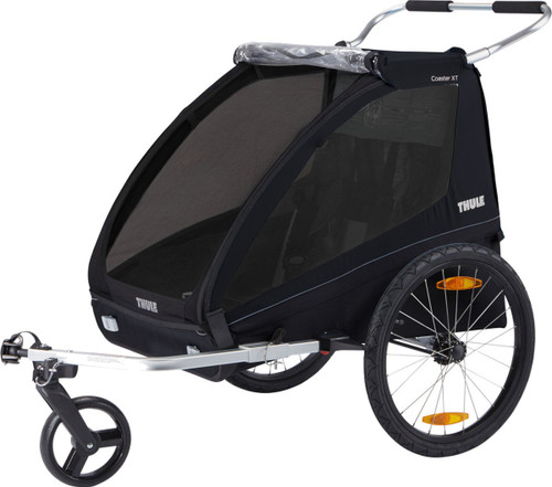 Thule Coaster XT Kids Double Bike Trailer Black on Black