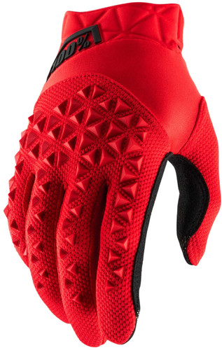 100% Airmatic Gloves Red/Black