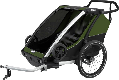 Thule Chariot Cab 2 Child Trailer Cypress Green