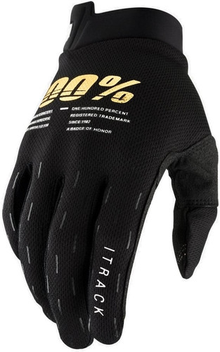 100% Itrack Youth Gloves Black