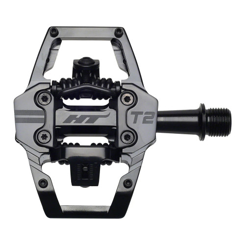 HT Compoments T2 Alloy Stealth Black Enduro Race Pedals