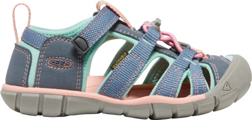 Keen Seacamp II CNX Children's Hiking Sandals Flint Stone / Ocean Wave