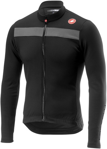 Castelli Puro 3 Mens LS Jersey Light Black