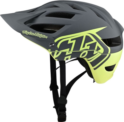 Troy Lee Designs A1 MIPS MTB Helmet Classic Grey/Yellow