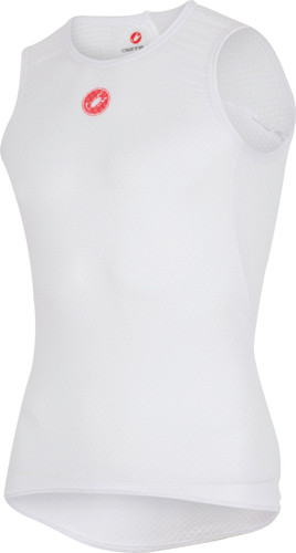 Castelli Pro Issue Sleeveless Baselayer White Medium
