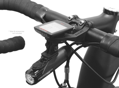 CatEye OF-200 Computer/Light/GoPro Out-Front Bracket 2 Black