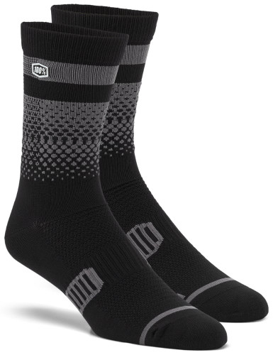 100% Advocate Performance Socks Black/Charcoal