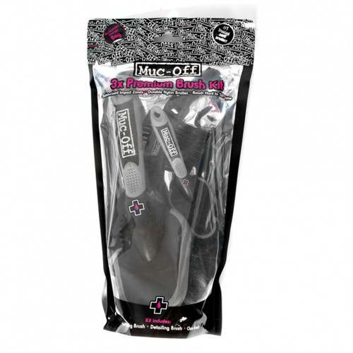 Muc-Off 3x Premium Brush Kit