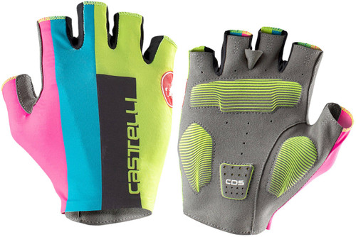 Castelli Competizione 2 Gloves Electric Lime/Black/Blue Magenta 2022