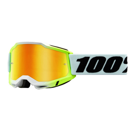 100% Accuri 2 MTB Goggles Smoke Lens Dunder Green