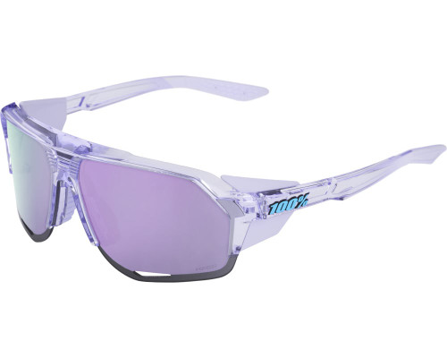 100% Norvik Sunglasses Polished Translucent Lavender (HiPER Lavender Mirror Lens)