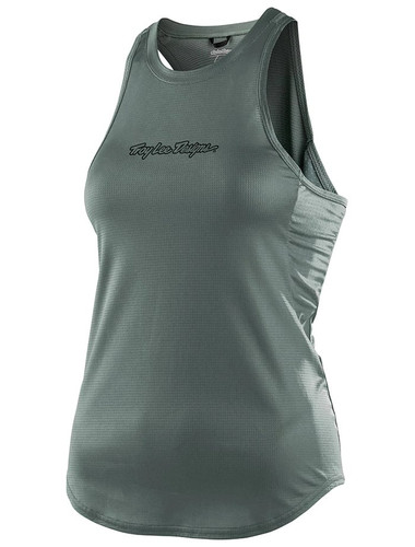 Troy Lee Designs Luxe Womens MTB Tank Steel Green