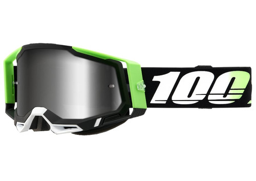 100% Racecraft 2 Goggles Trinidad Mirror Blue Lens