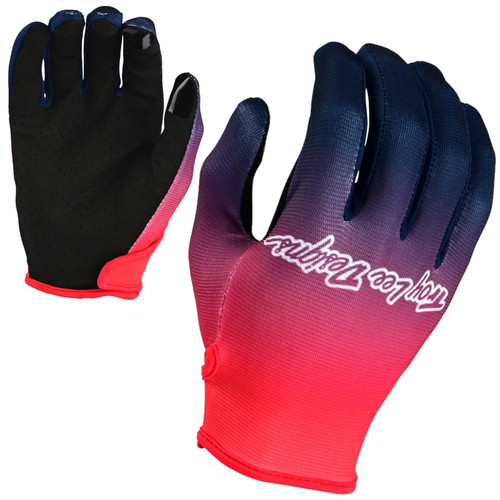 Troy Lee Designs Flowline MTB Gloves Red Navy