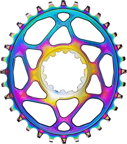 absoluteBLACK Oval SRAM BOOST DM Narrow Wide Chainring PVD Rainbow