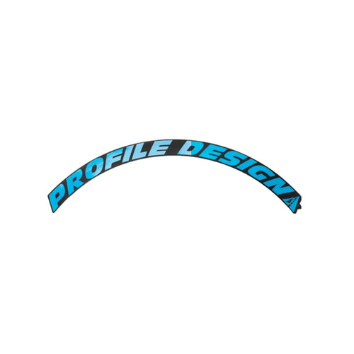 Profile Design 58/78 Twenty-FourWheel Stickers Cyan