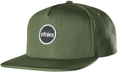 Etnies Stencil Patch Snapback Cap Military Green 2021 OFSM