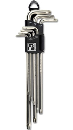Pedros 7 piece L Torx Set