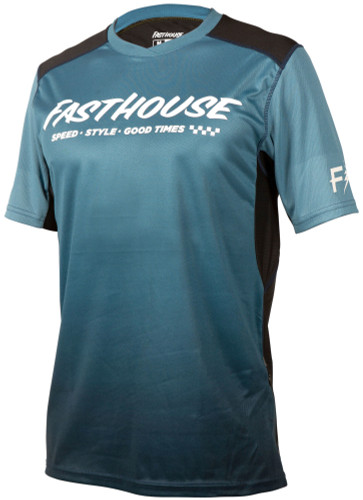 Fasthouse Youth Alloy Slade SS Jersey Blue/Black 2021