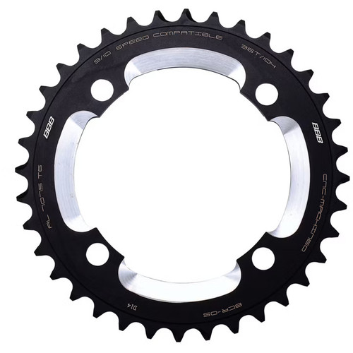 BBB BCR-05 Roundabout 4 arm MTB 104PCD Chainring 36T