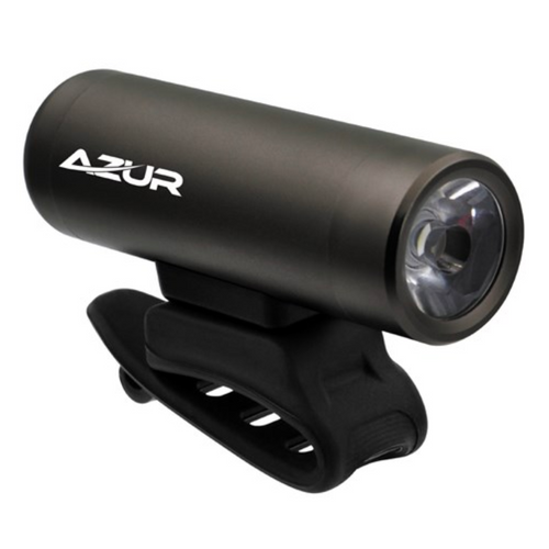 Azur USB Mars 400/65 Rechargeable Front and Rear Light Set Black - Bikebug